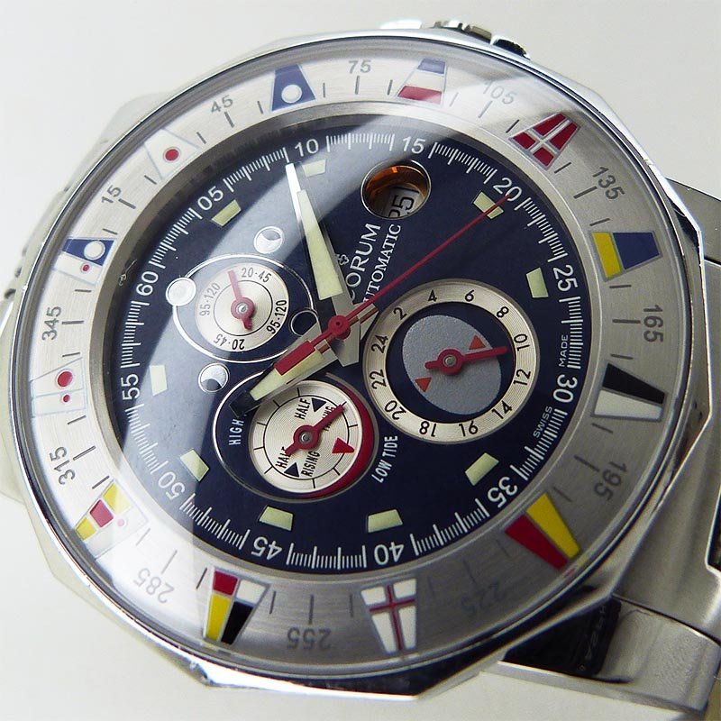  used Corum [CORUM] 977.630.20 Admiral z cup mare automatic moon phase 