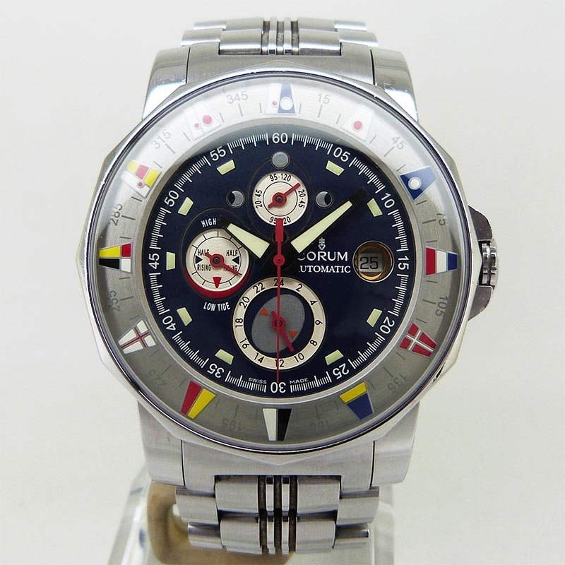  used Corum [CORUM] 977.630.20 Admiral z cup mare automatic moon phase 