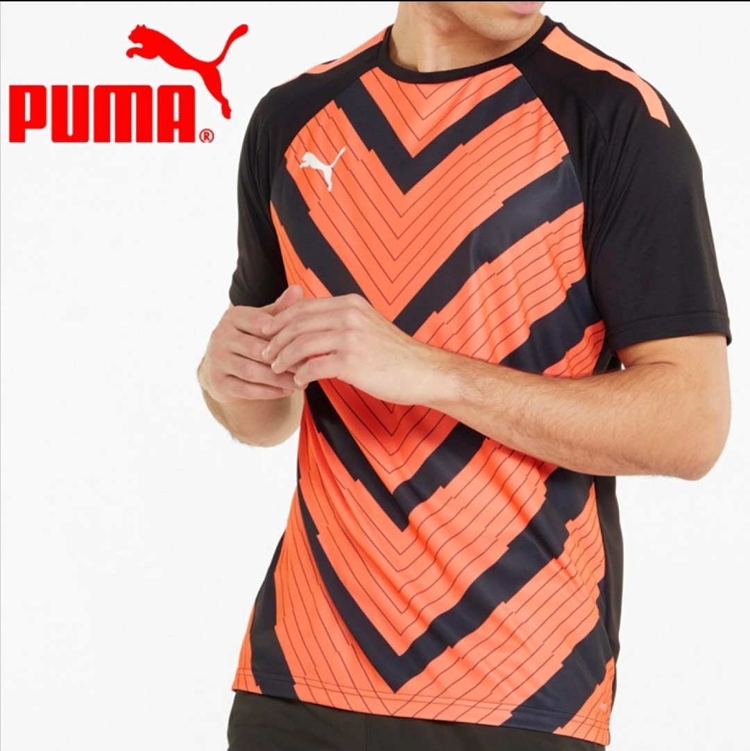 【総額1999円!新品未使用!】6 プーマ TEAMLIGA グラフィック SSシャツ 658101-45 メンズ/サイズXL_画像1