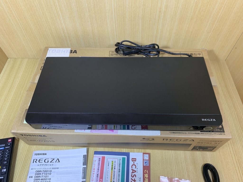 東芝 REGZA ブルーレイレコーダー DBR-W2010 2TB 2022年製