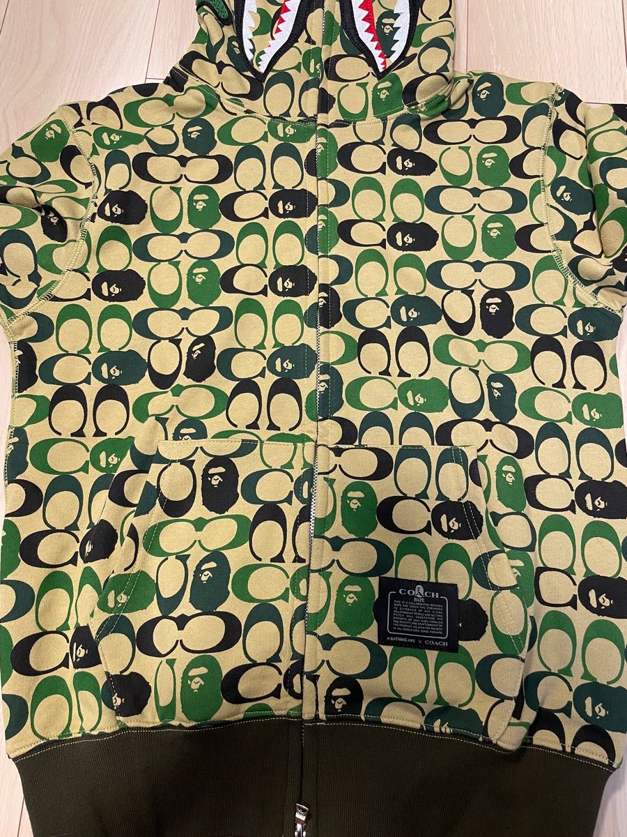 大特価】A BATHING APE/アベイシングエイプ×COACH/コーチ SHARK 大特価】A BATHING APE/アベイシングエイプ×COACH/コーチ SHARK