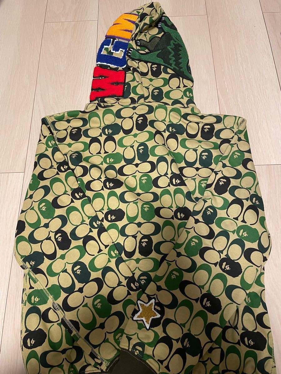 大特価】A BATHING APE/アベイシングエイプ×COACH/コーチ SHARK 大特価】A BATHING APE/アベイシングエイプ×COACH/コーチ SHARK