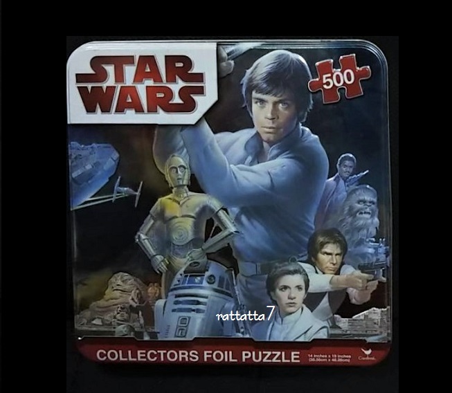 Star Wars Sw Puzzle スターウォーズ パズル 缶 R2d2 C3po チューバッカ ルーク イウォーク ホログラム