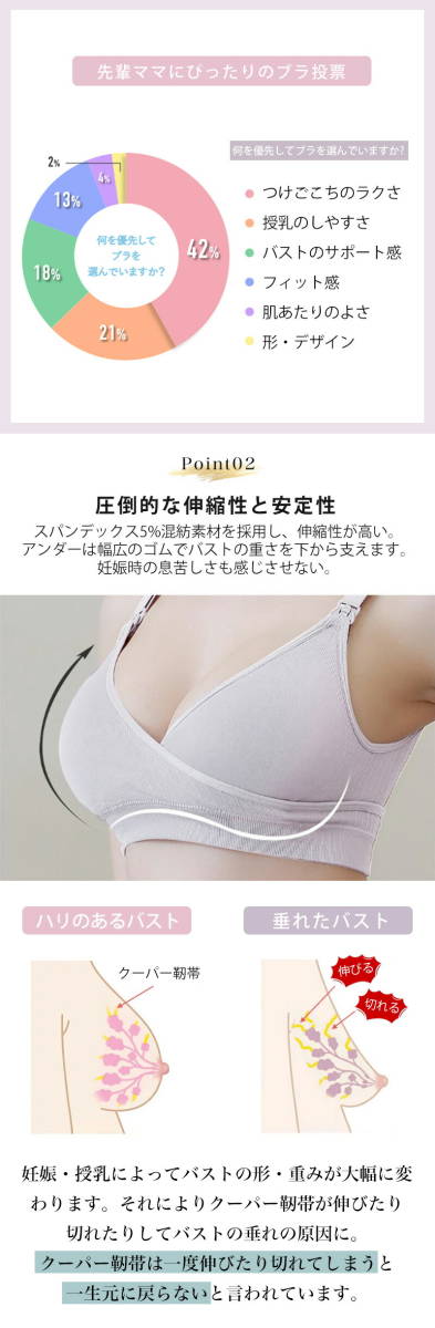 #1[ beige *M] nursing bla front opening large size race shide . prevention maternity bra straps production front postpartum non wire Night side height bla