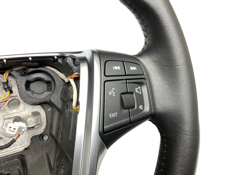 VL032 FD V60 D4 SE leather steering whee handle switch / Paddle Shift attaching * black leather / black [ animation equipped ]*