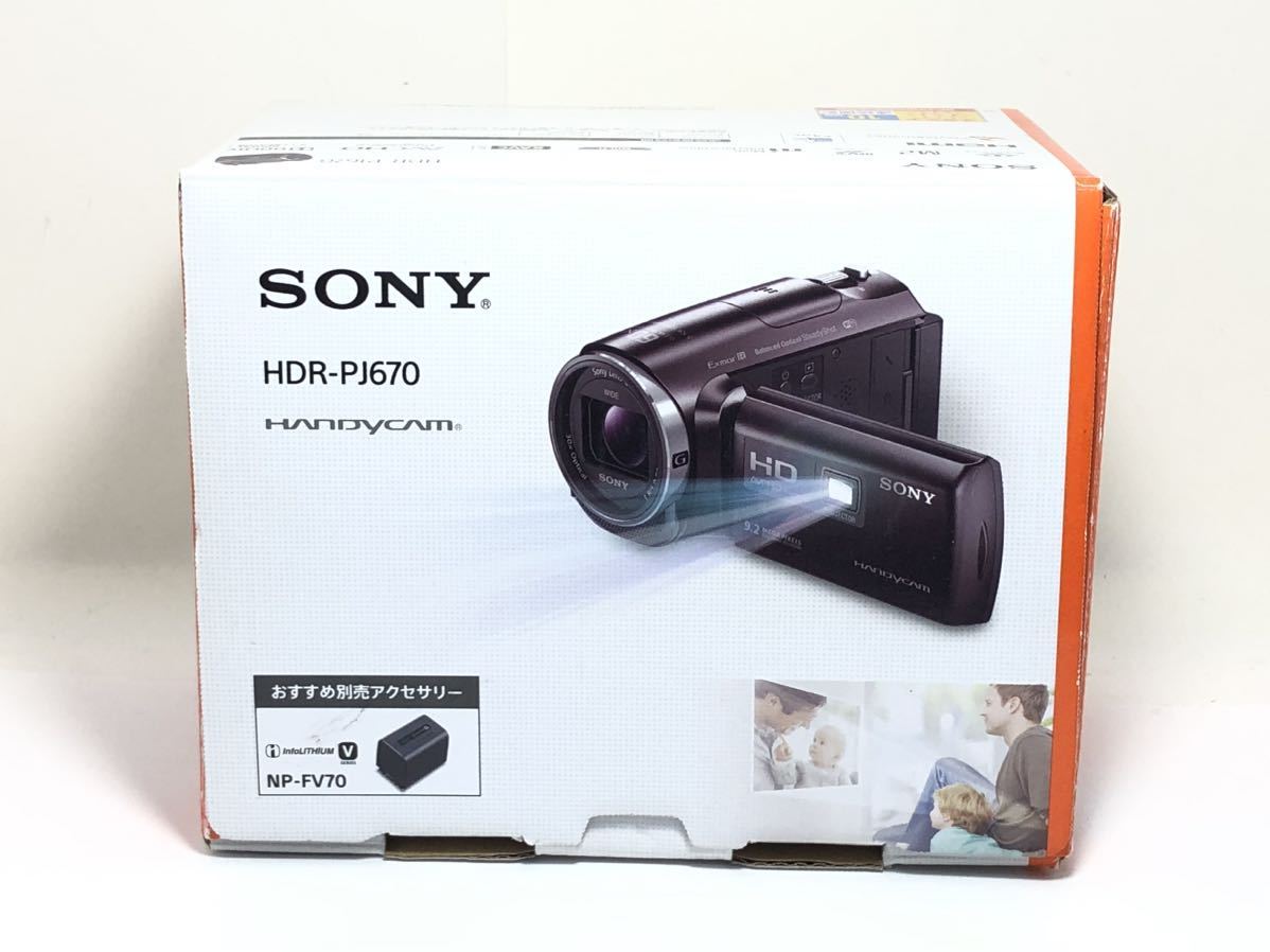 23【未使用・自宅保管品】SONY ソニー ハンディカム HDR-PJ670 | www