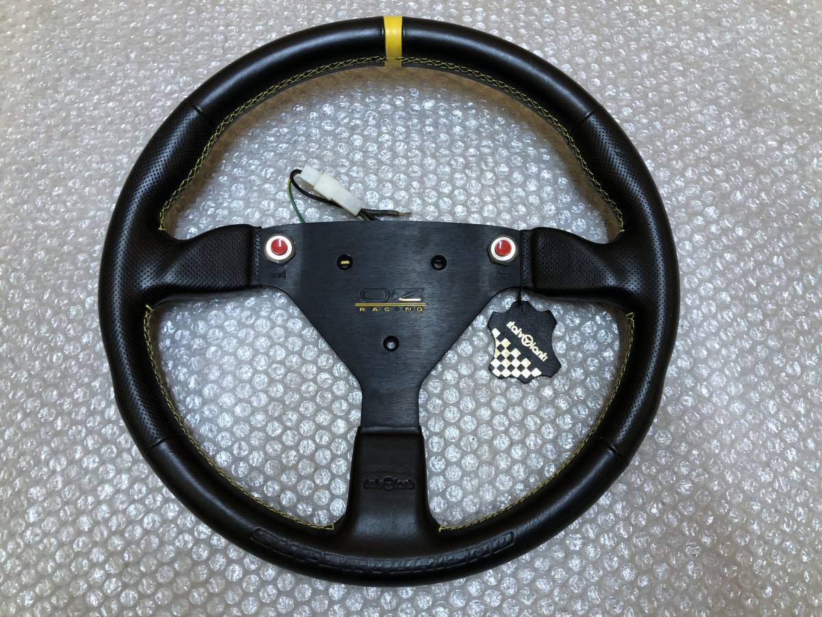  new old goods * italvoanti Italvolanti OZ super two lizmo steering gear steering wheel 35Φ O.Z racing FD3S BNR32 JZA80 CT9A Porsche 