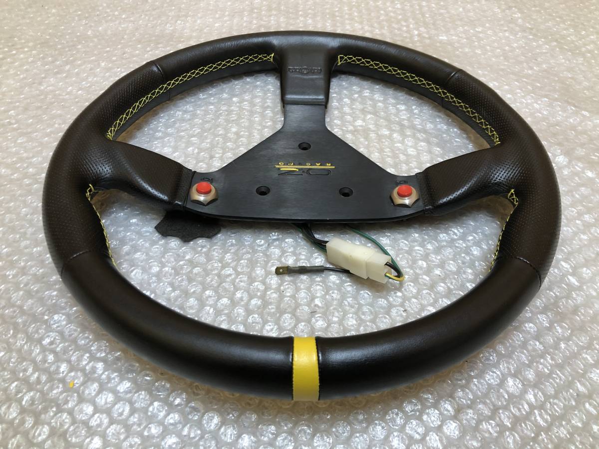  new old goods * italvoanti Italvolanti OZ super two lizmo steering gear steering wheel 35Φ O.Z racing FD3S BNR32 JZA80 CT9A Porsche 