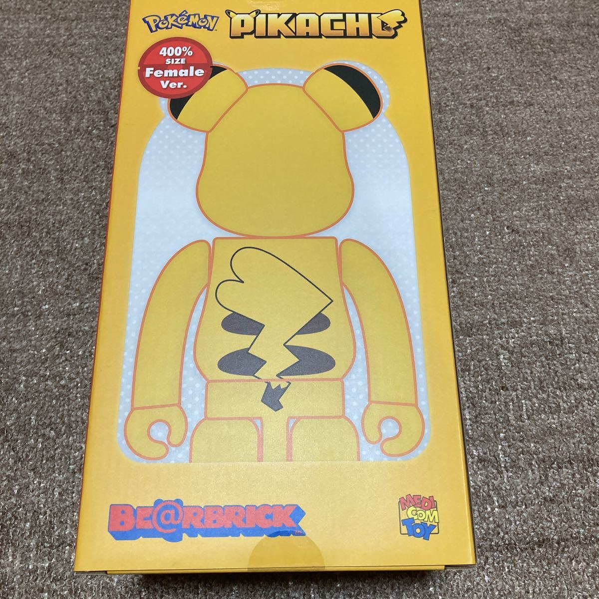 新品未開封 BE@RBRICK ピカチュウ Female Ver. 400％ ベアブリック