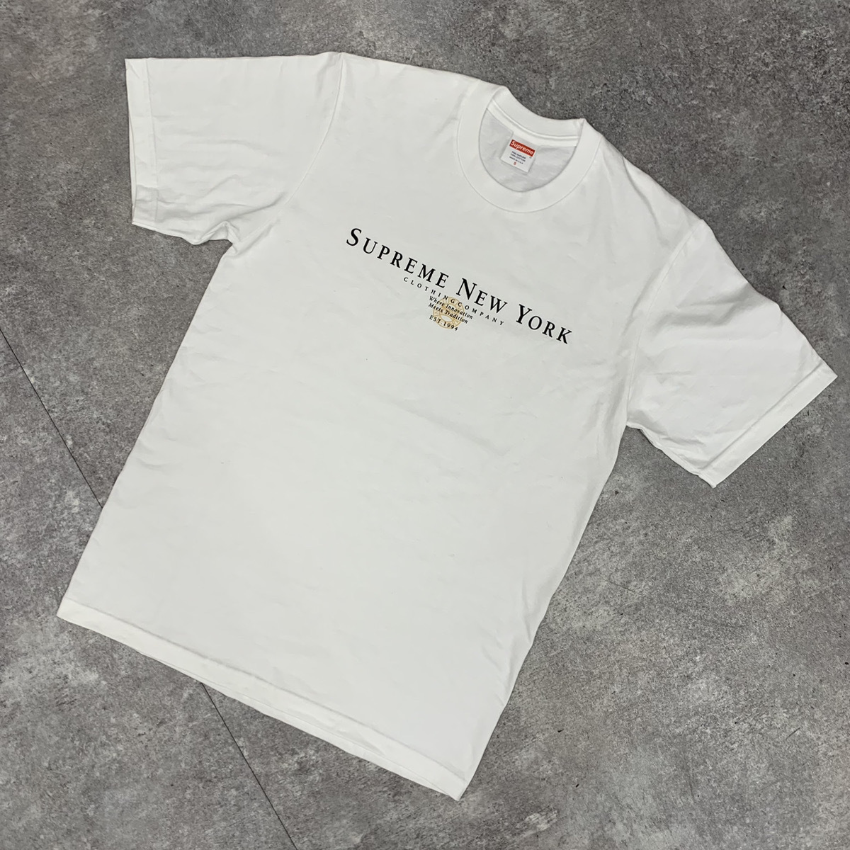 ★Supreme シュプリーム 22AW Tradition Tee トラディション ロゴ Tシャツ ホワイト size.S 104