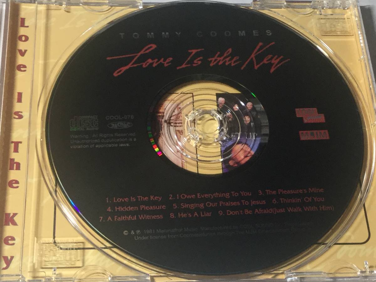 廃盤/デジタル・リマスター国内盤帯付CD/AOR/トミー・クームズ/Love Is The Key 送料¥180_画像10