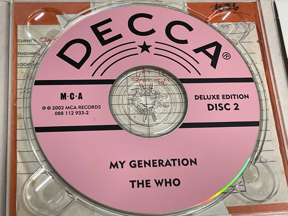 【2枚組CD美品】my generation[deluxe edition]/the who/マイ・ジェネレイション/ザ・フー【輸入盤】_画像6