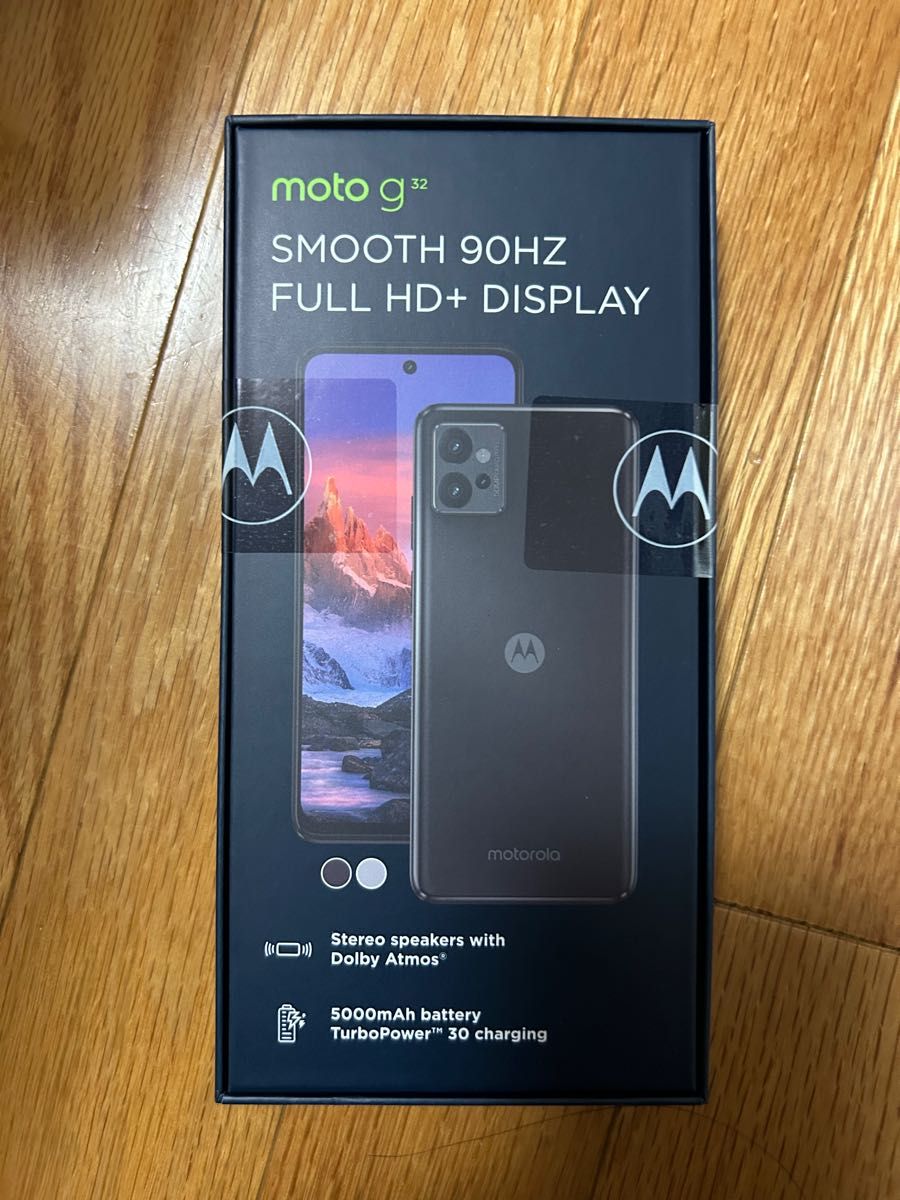 新品未開封】Motorola motog32 ミネラルグレイ-