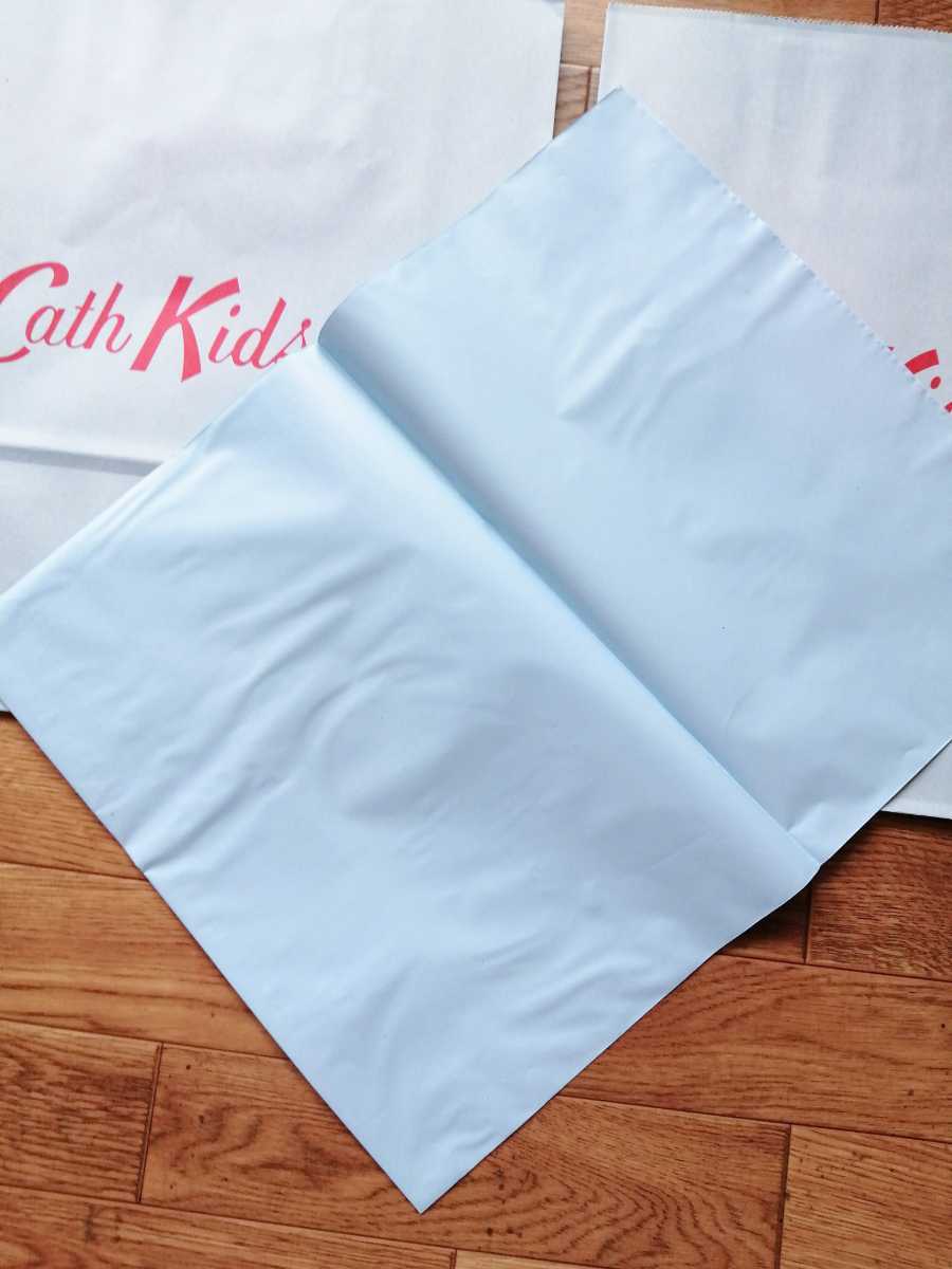 新品３点「Cath Kidston ショッパー紙袋＋ビニールナイロン袋」キャスキッドソンはポーチ、バッグも出品中／ほかの紙袋と同梱無料