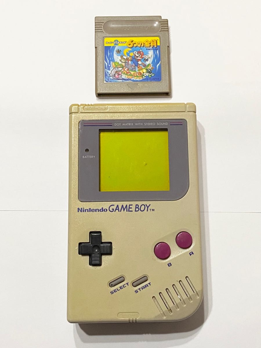 初代ゲームボーイ本体 ジャンク品・マリオ 6つの金貨 ソフトのおまけ