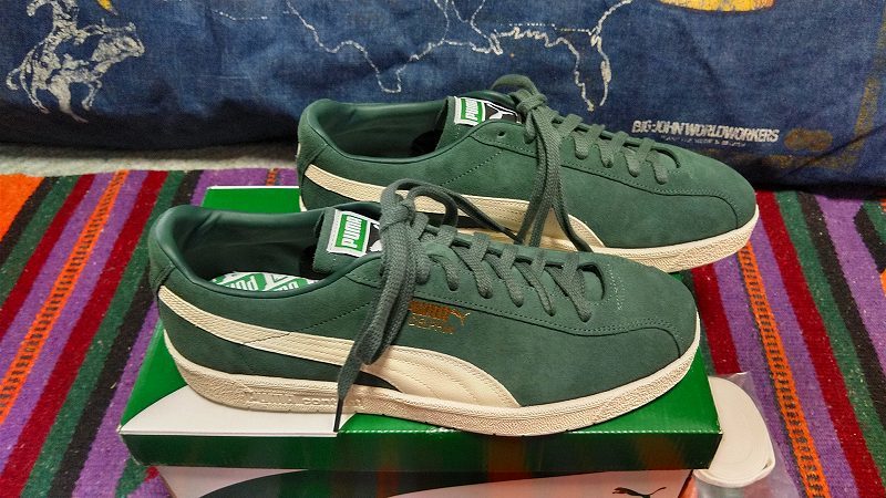  unused PUMA Delphin PRM green group | US12 30.0CM green gables -ivory glow 374981 08bi Lee z