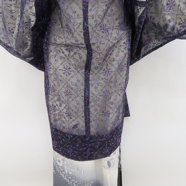 ゆめsaku2 新品 オーガンジー ロング丈 正絹 着物“優しくお着物を守り