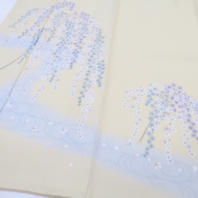 ゆめsaku2 専用出品 新品 花煌路 落款 桜 刺繍 仕付け糸付 作家 ゆめsaku2 専用出品 新品 花煌路 落款 桜 刺繍 仕付け糸付 作家