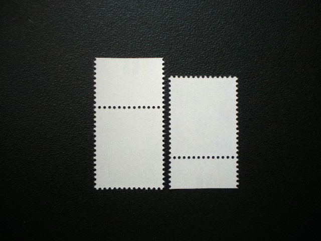 日本国発行 １０円 昆虫 コアオハナムグリ・カラーマーク付き上下・普通切手 １種２点 ＮＨ 未使用_画像2