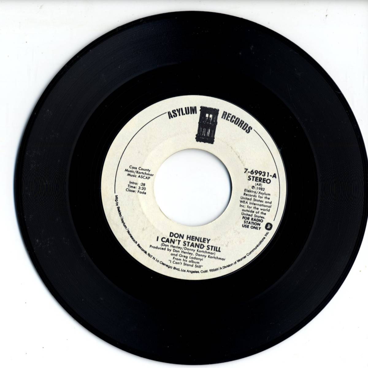 Don Henley 「I Can't Stand Still」 米国ASYLUMプロモ盤EPレコード_画像1