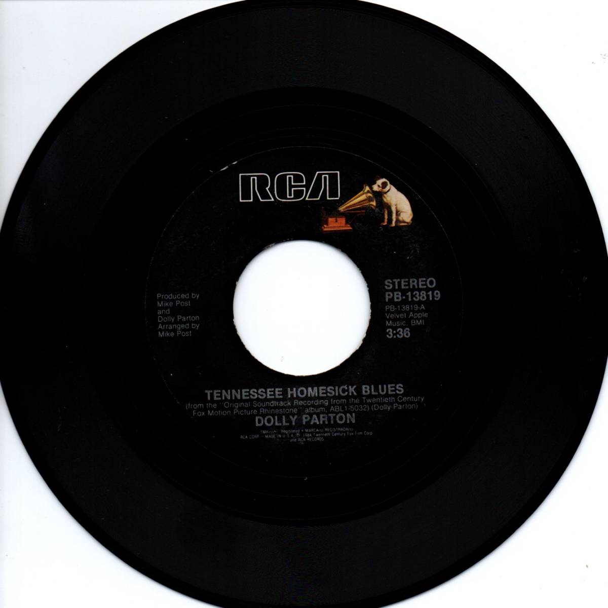 Dolly Parton 「Tennessee Homesick Blues/ Butterflies」米国盤EPレコード_画像1