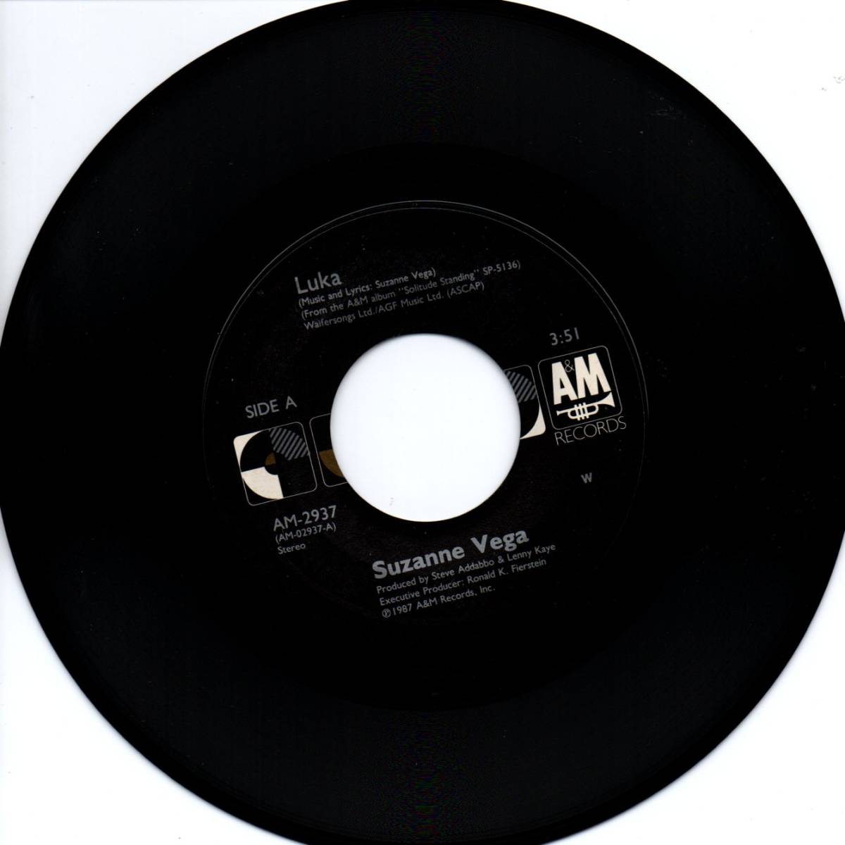 Suzanne Vega 「Luka/ Night Visions」 米国盤EPレコード_画像1