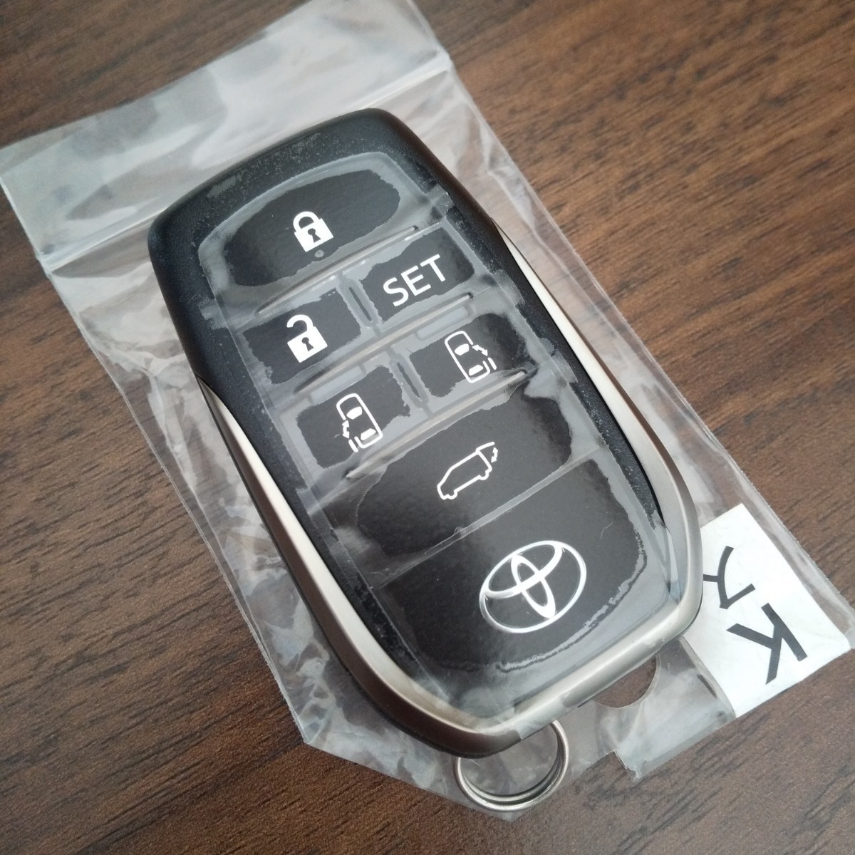 ☆送料無料☆!!スペア保管 美品 袋入り!! トヨタ純正スマートキー 30系ヴェルファイア VELLFIRE 6ボタンキーレス スペアキー 231451-0120