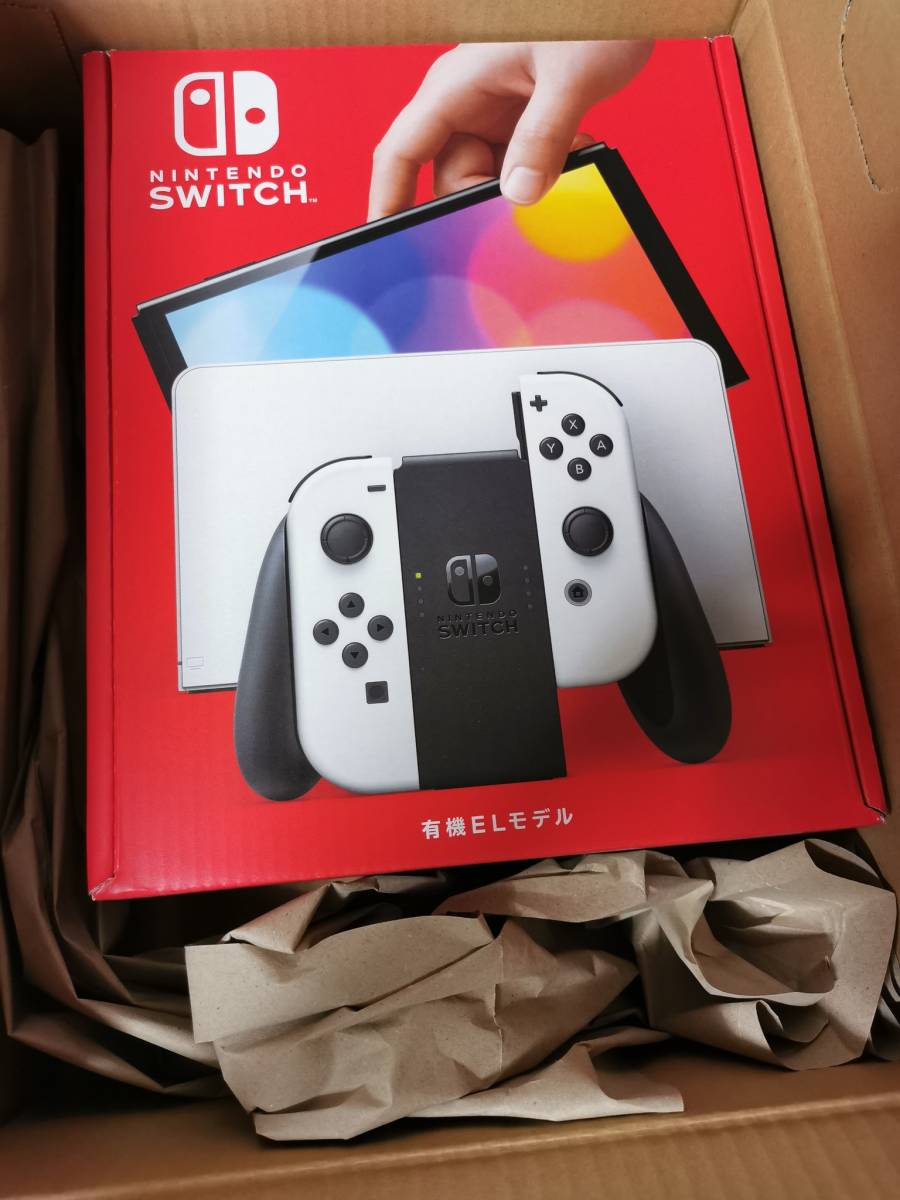 任天堂 Nintendo Switch 有機ELホワイト 店舗印有-