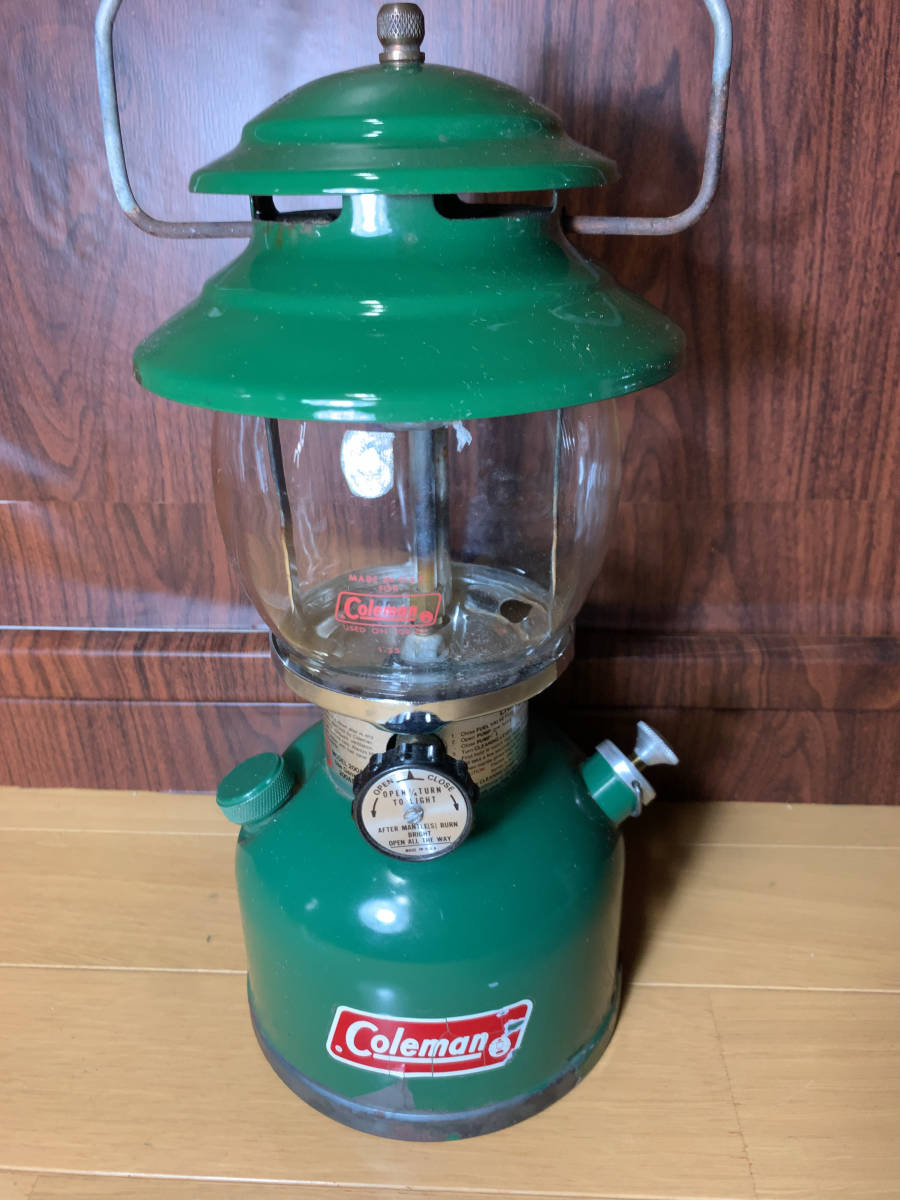 本店 価格 ☆コールマン Coleman ランタン200A グリーン 82年4月製