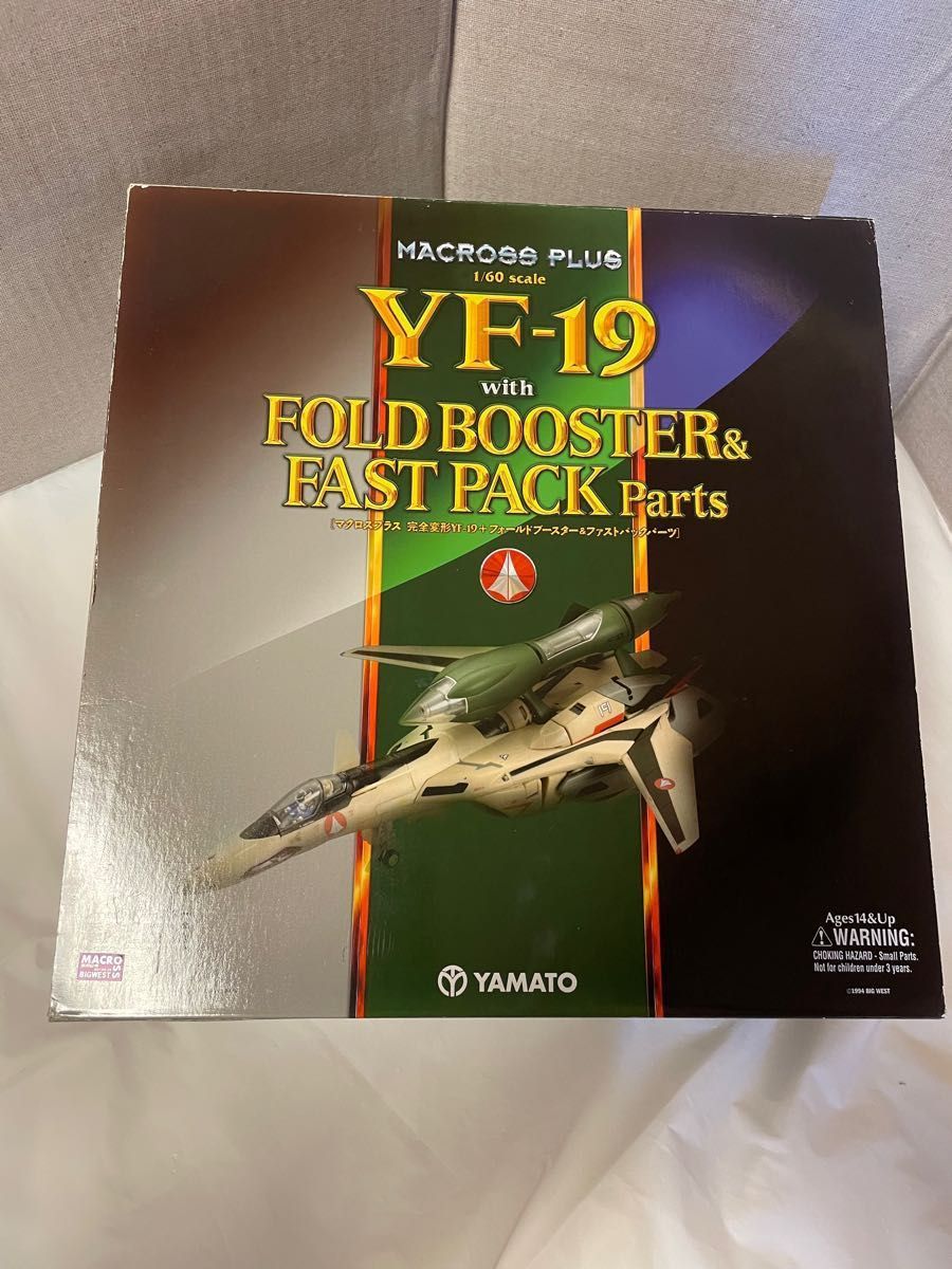 マクロスプラス　完全変形YF-19+フォールドブースター&ファストパックパーツ