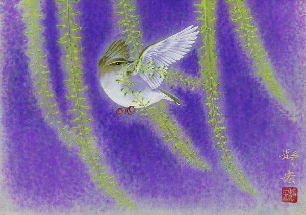 Yahoo!オークション - 【真作】【WISH】藤本静宏「薫風」日本画 Yahoo!オークション - 【真作】【WISH】藤本静宏「薫風」日本画