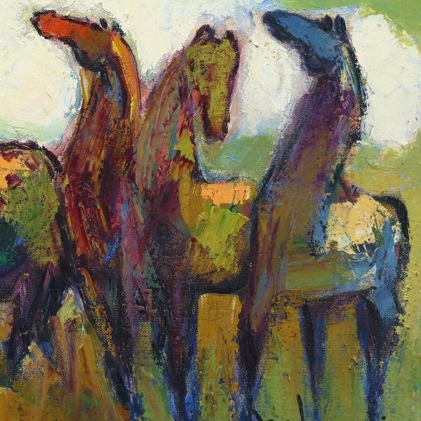 完璧 三上隆彦 馬 絵 金額縁 本物 馬の三上 agapeeurope.org