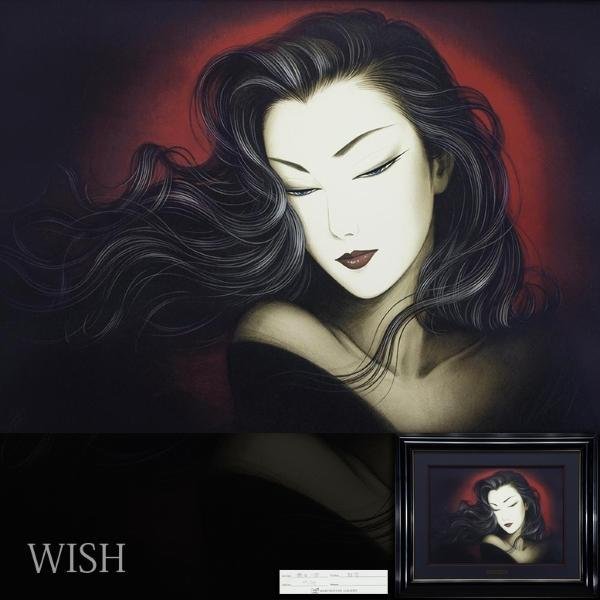 Yahoo!オークション - 【真作】【WISH】鶴田一郎「魅惑」シルク Yahoo!オークション - 【真作】【WISH】鶴田一郎「魅惑」シルク