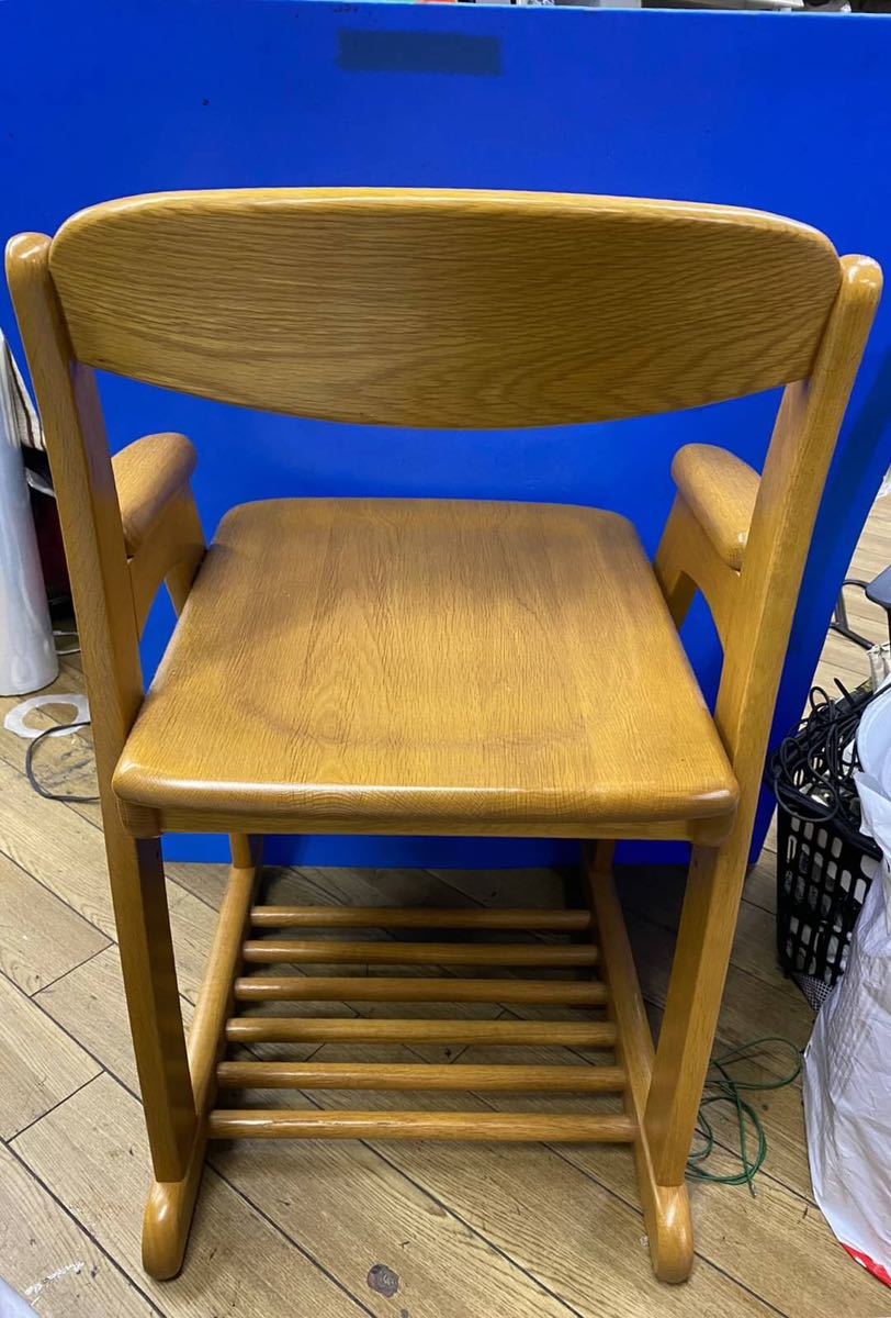 0C8091 wooden high chair baby chair 0