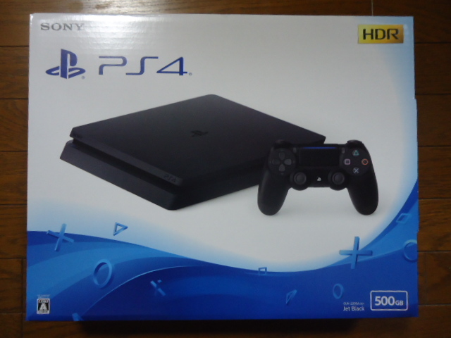 新品未開封 PlayStation4 PS4 CUH-2200AB01 2022/12/22購入 保証印有 500GB Jet Black ジェットブラック