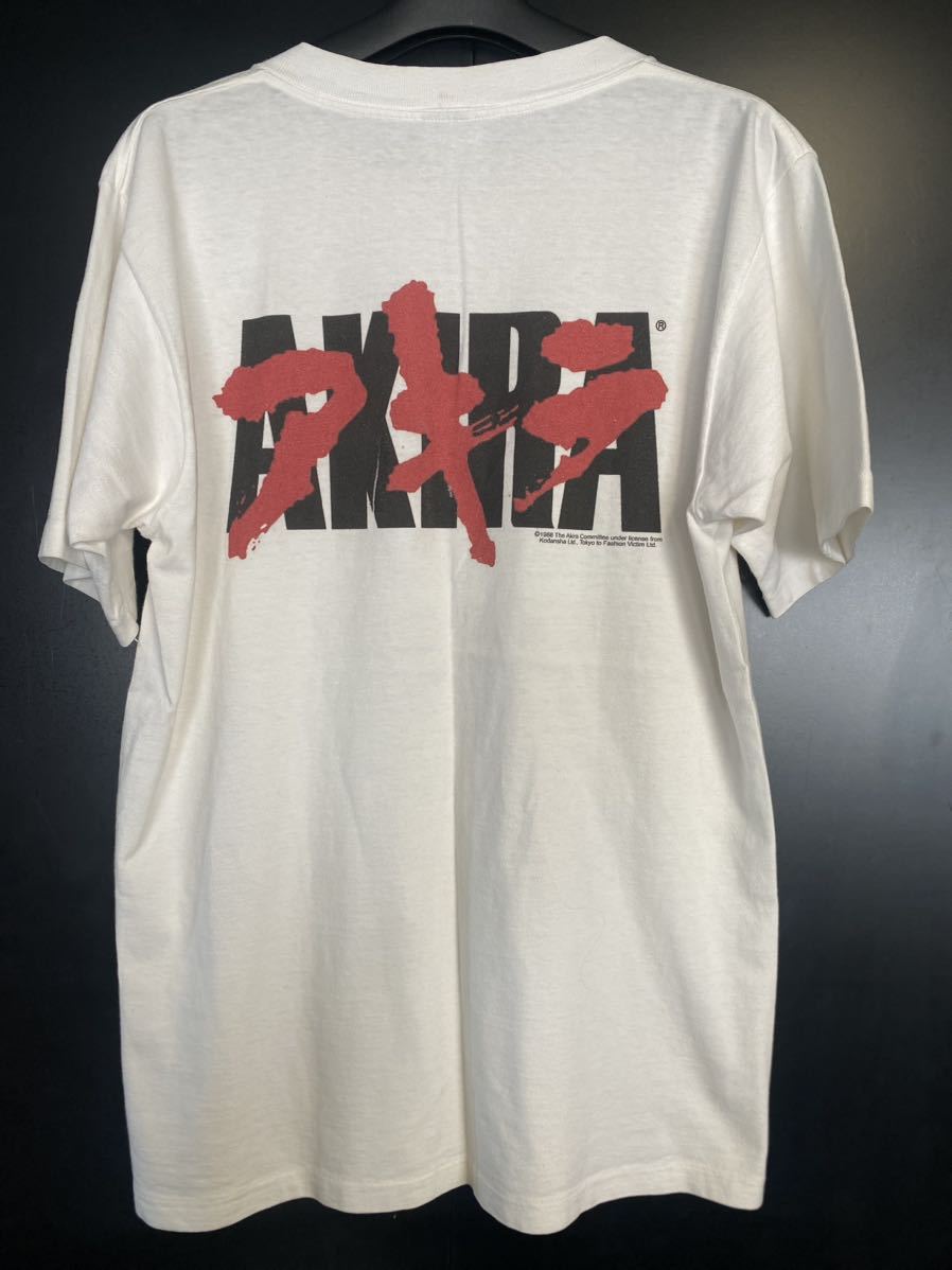 希少 88'S AKIRA Tシャツ ヴィンテージ サイズL USA製　FASION VICTIM アキラ ONEITA タグ　シングルステッチ　コピーライト　大友克洋_画像2