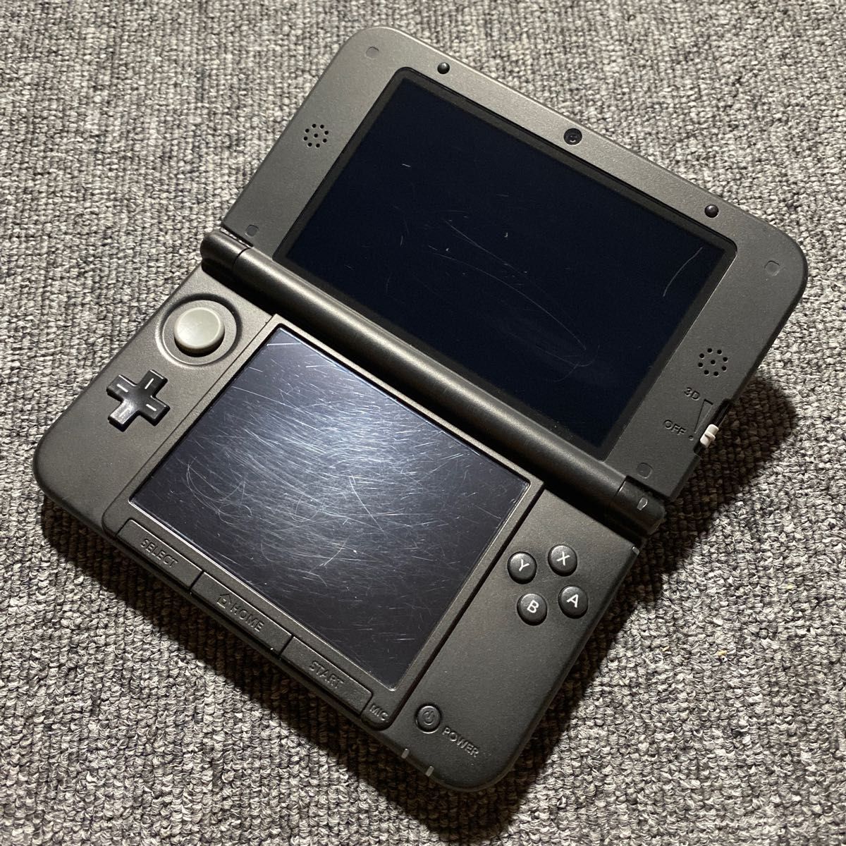 3DS ニンテンドー3DS LL 本体 レッド×ブラック 充電器付き|PayPayフリマ