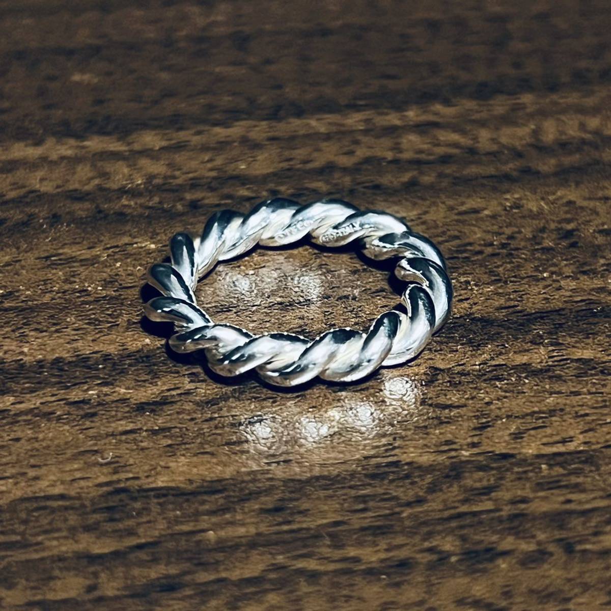 OLD TIFFANY &CO. オールド ティファニー ツイスト リング 11号