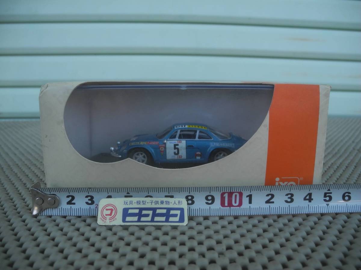 ◎新品◎ イクソ アルピーヌ ルノー A110 1800 1/43 / ixo Alpine Renault A110 1800 Really Portugal 1973/_画像2