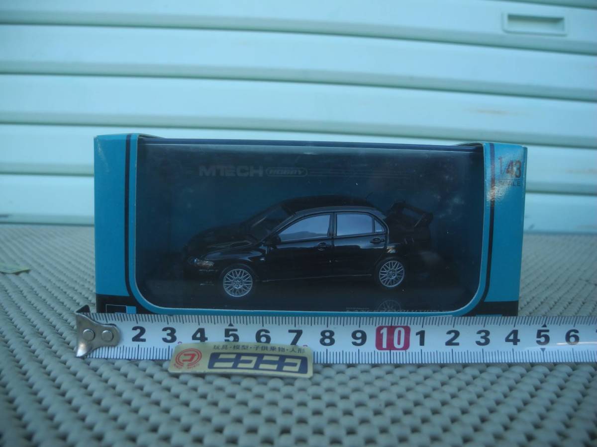 ◎新品◎ エポック社 エムテック 三菱 ランサーエボリューション7 ブラック 1/43 / EPOCH MTECH MITSUBISHI LANCER EVOLUTION7 Black /