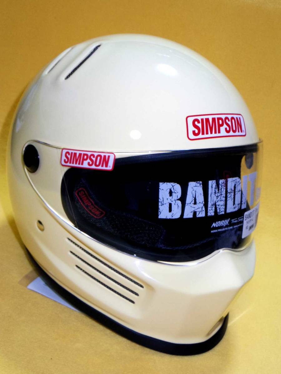 ★SIMPSON／シンプソン★Bandit Pro／バンディット プロ★ライトクリーム★57★スモールシェル★新品★_画像4