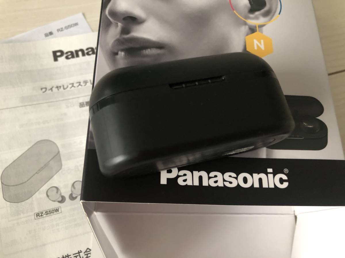 Panasonic パナソニック カナル型 ノイズキャンセリング 完全ワイヤレスイヤホン RZ-S50W-K ブラック　Bluetooth対応 防滴　 中古即決送料込