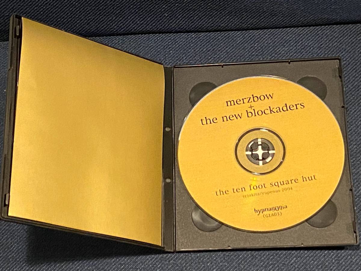 Merzbow + The New Blockaders CD 中古 The Ten Foot Square Hut # 秋田昌美 メルツバウ TNB ノイズ noise whitehouse nurse with wound MB_画像4