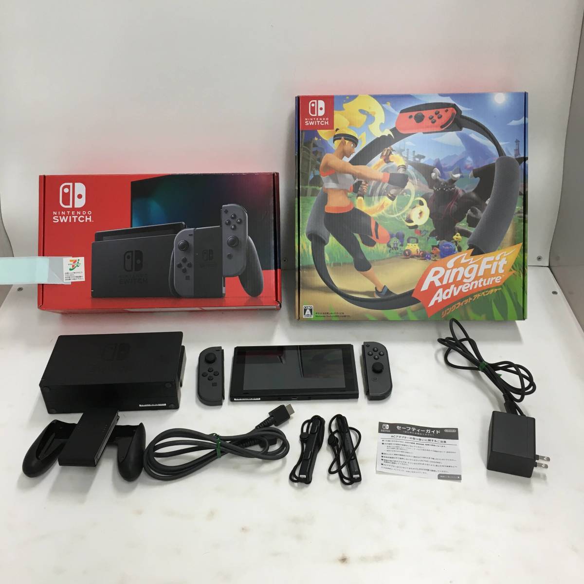 1円~】Nintendo Switch ニンテンドースイッチ 本体 リングフィット