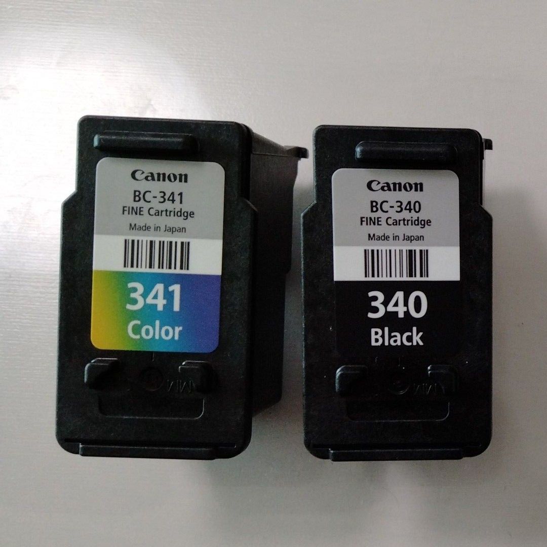 3個セット 純正インクカートリッジ【使用済】 BC-340×1ケ BC-341×2ケ