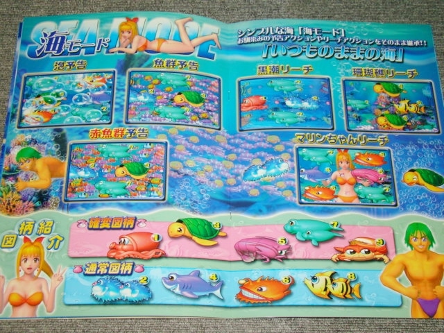 ☆非売品　未使用　CRスーパー海物語（2006年）　カタログ、スペック表☆パチンコ　パチスロ　レア　マリンちゃん_画像6