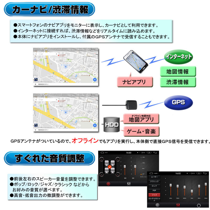  in-vehicle car navigation system 1DIN 7 -inch DVD player +2×2 Full seg tuner + back camera set Android9.0 WiFi wireless connection [D362C]