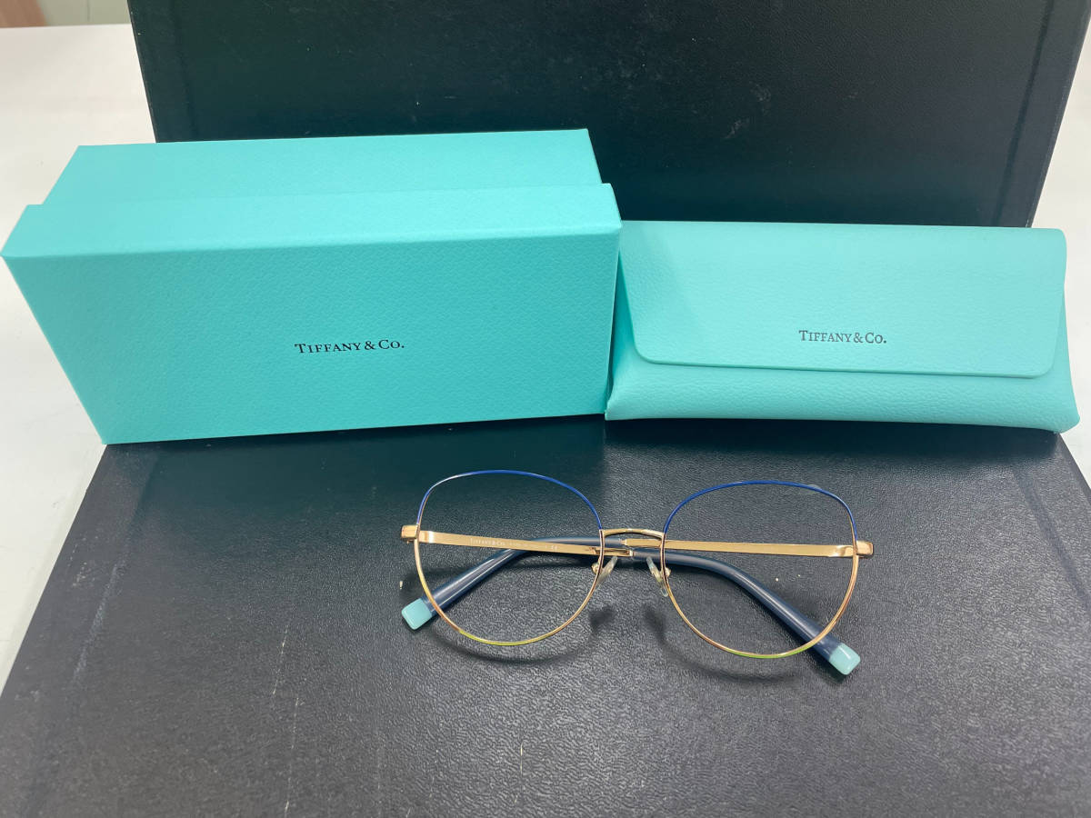 上8330 Tiffany & Co. TF 1138 女性 フレームのみ BLUE ROSE GOLD_画像1