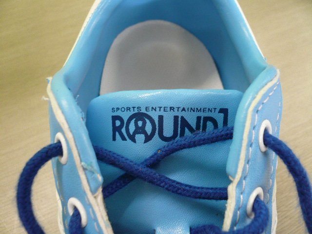 TMB-05687-03 ROUND1 раунд one боулинг обувь белый / голубой размер 23.5cm с коробкой 