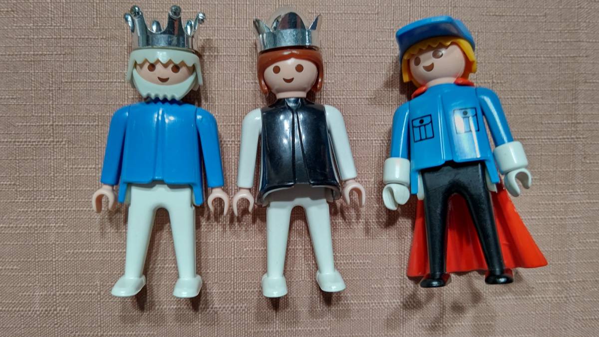  Vintage PLAYMOBIL Play Mobil figure Mini fig doll the first period . group King & Queen other (7.5~8.)3 body set 